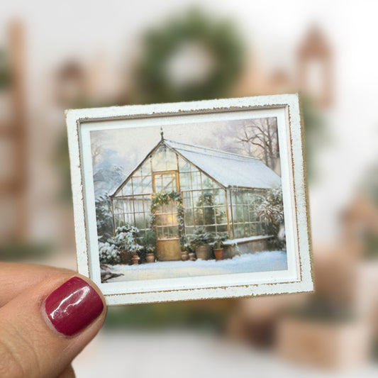 Winter Greenhouse Wall Art