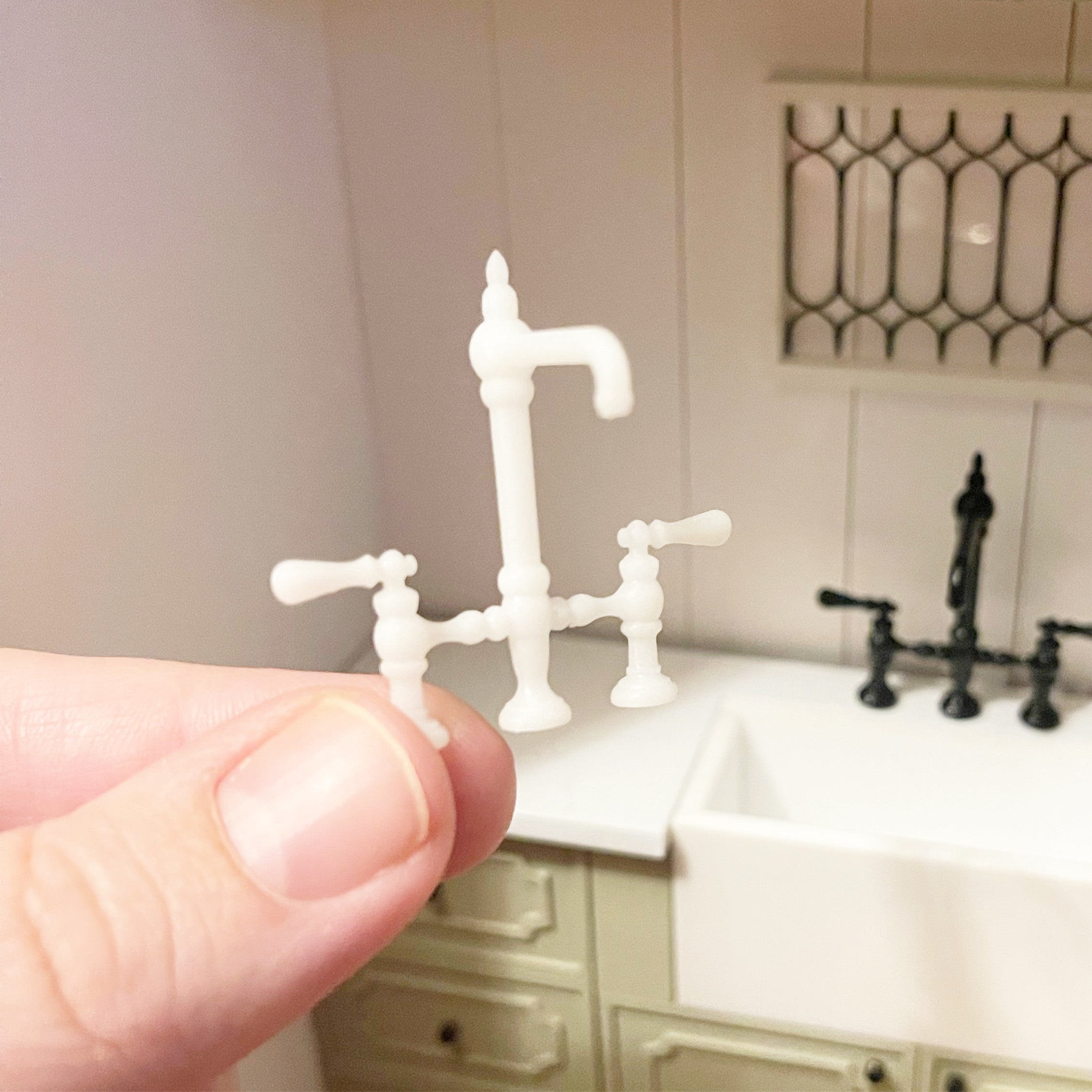 112 Scale Miniature Dollhouse Faucet Hardware Melvin's Miniatures