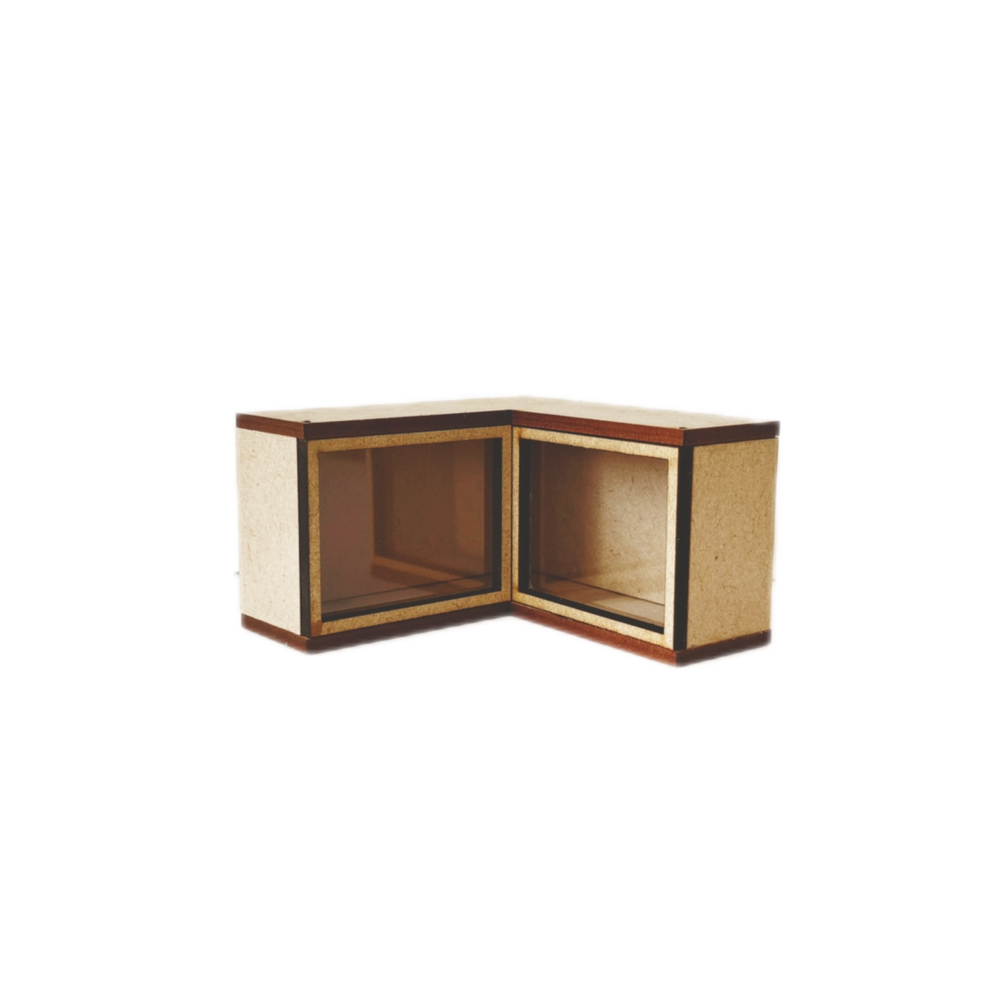 Corner Upper Half Cabinet (Functional)