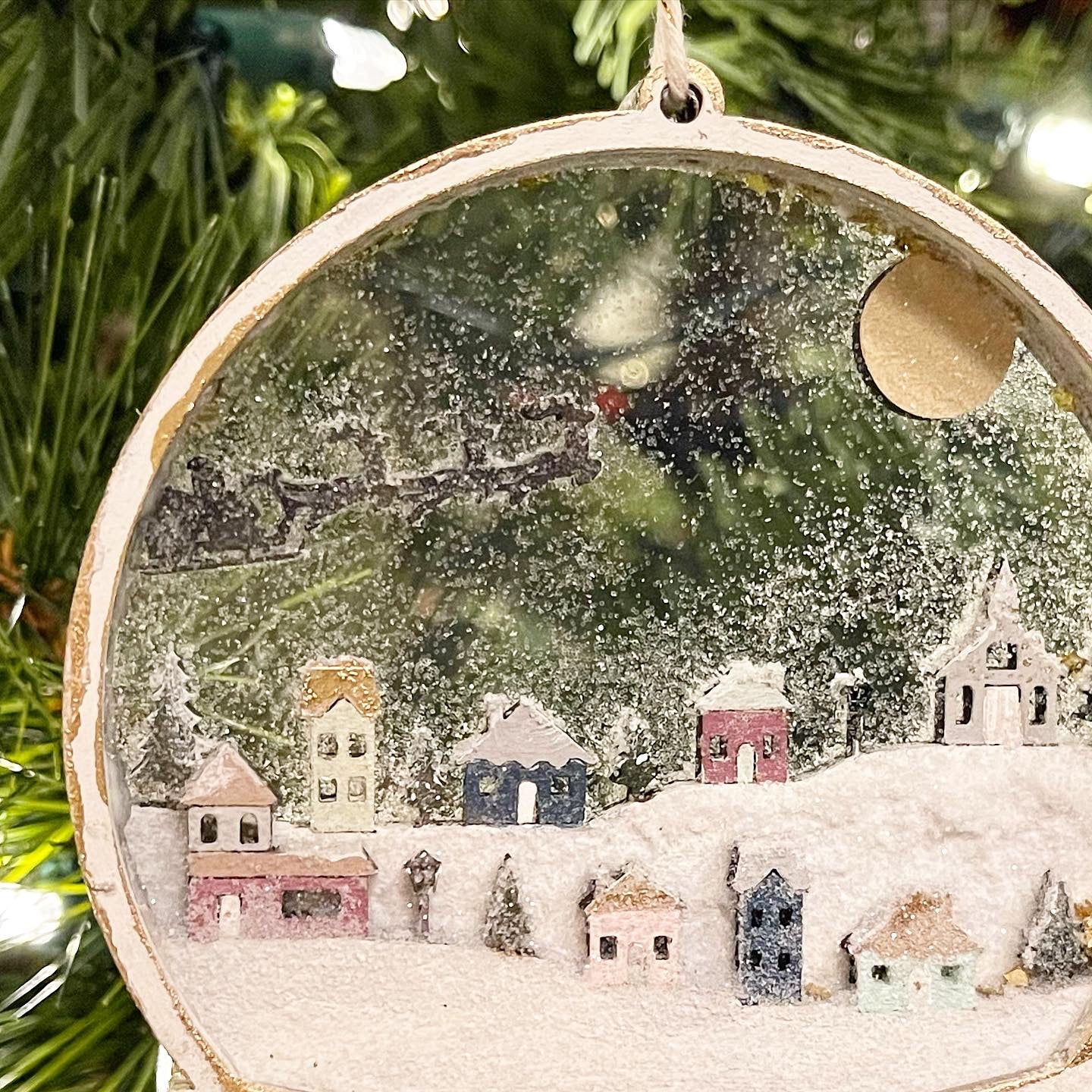 Christmas Village Snow Globe Ornament Kit