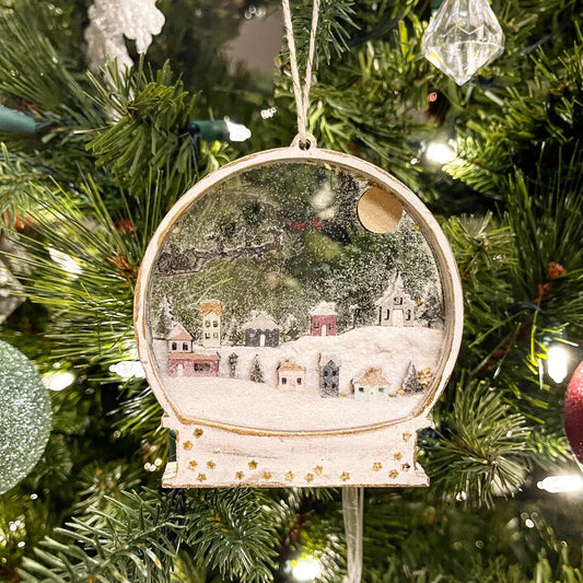 Christmas Village Snow Globe Ornament Kit